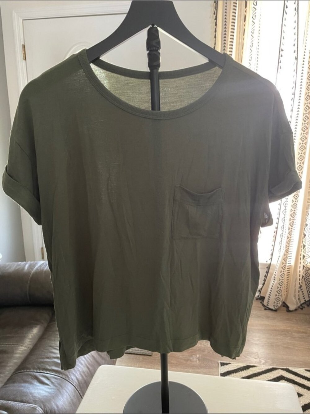 Green Short Sleeve Pocket Tee (0066)